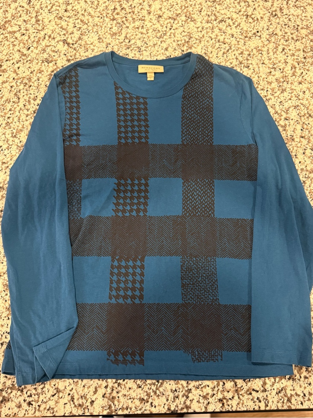 Burberry Checked Long-Sleeve Men's Shirt